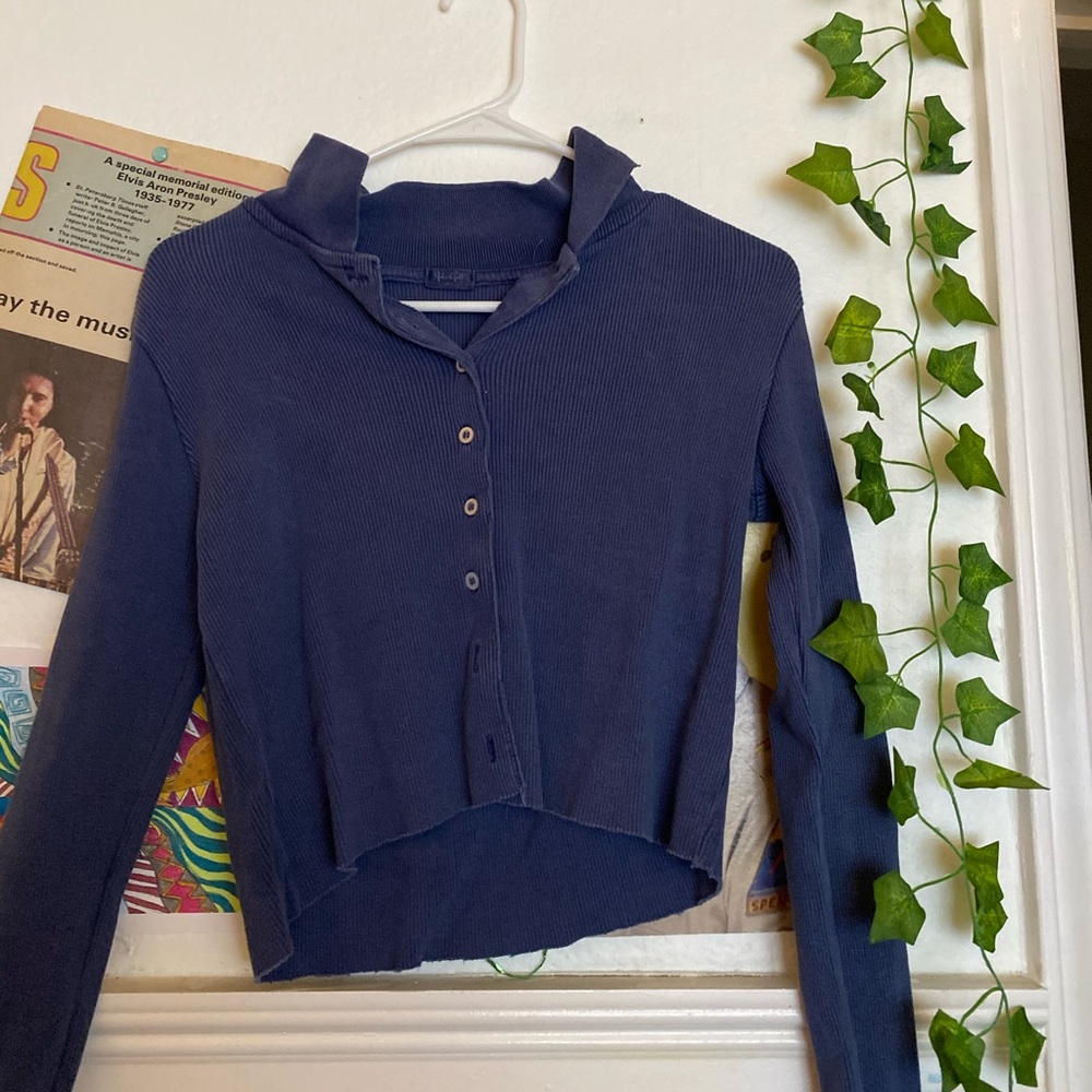 Brandy Melville Collared Long sleeve